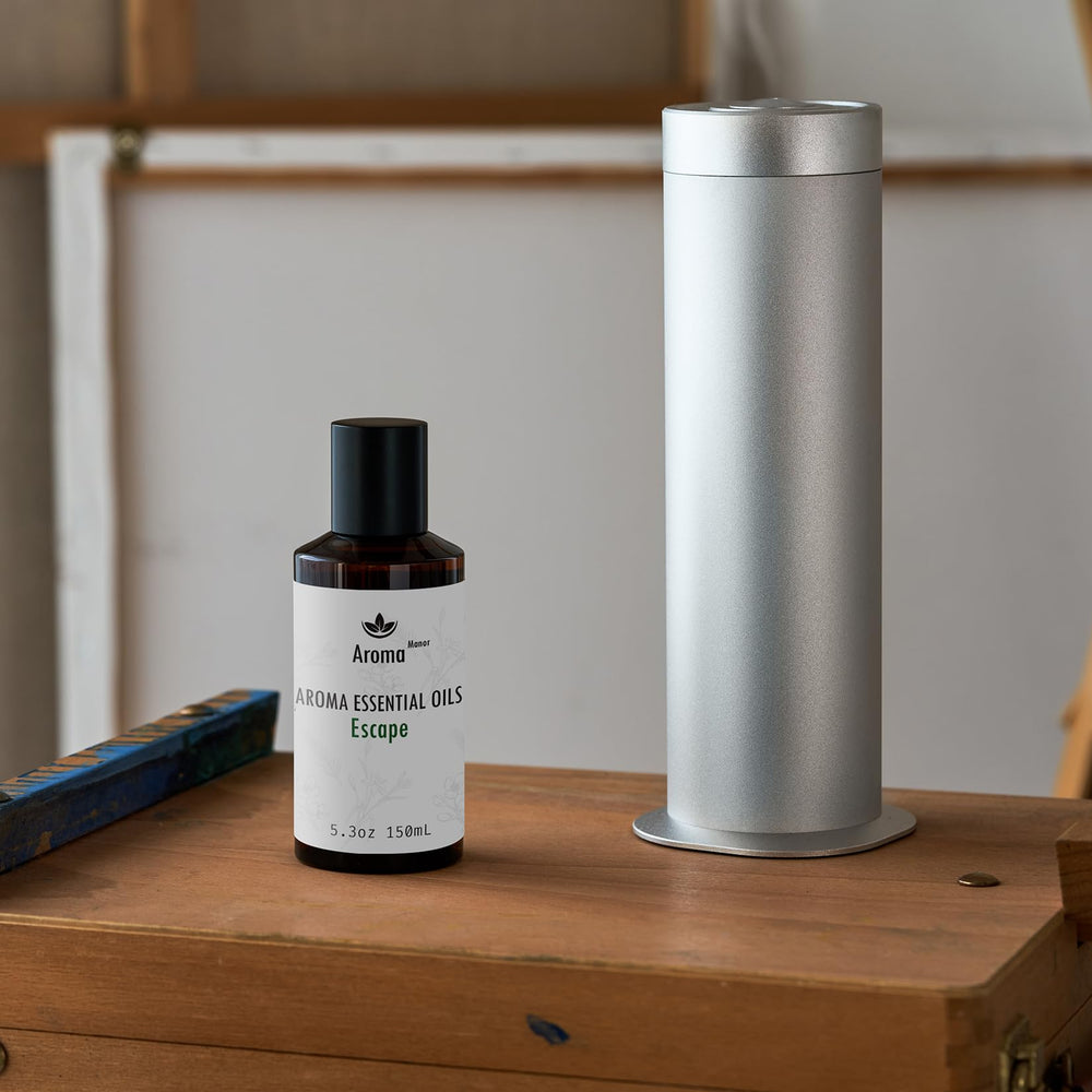 Aroma Manor Escape ultrasonic-diffuser shot showing quick, even diffusion.