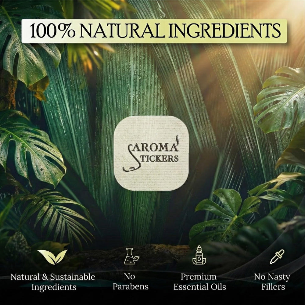 AROMA STICKERS personal space aroma keeps your surroundings pleasant.