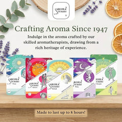 AROMA STICKERS sticker diffuser on the go provides portable aroma diffusion.