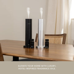 Aroma360 Champagne Supernova base notes Vetiver, Sandalwood, Amber add depth and warmth.
