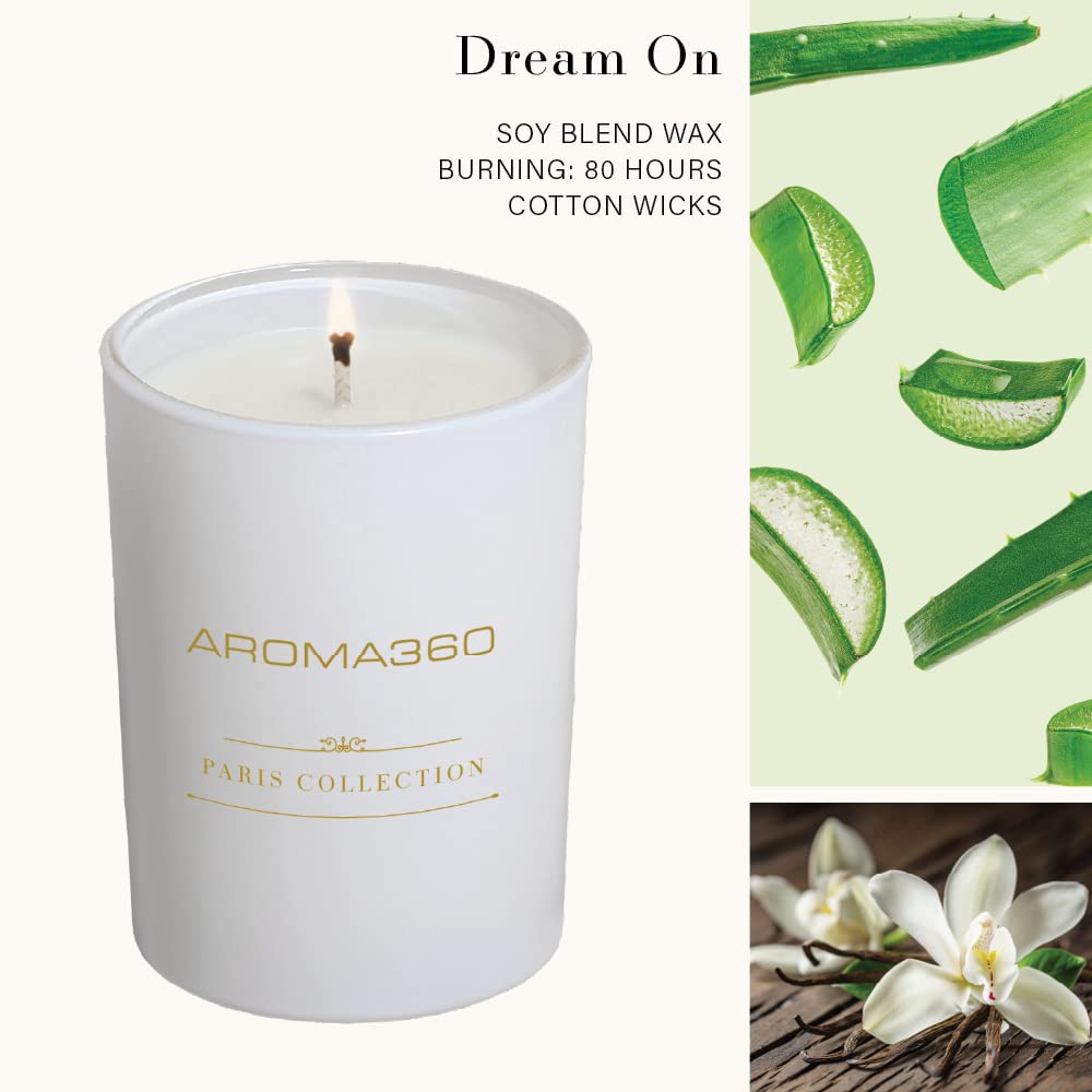 Aroma360 Dream On Paris Collection evokes Parisian luxury in your home.