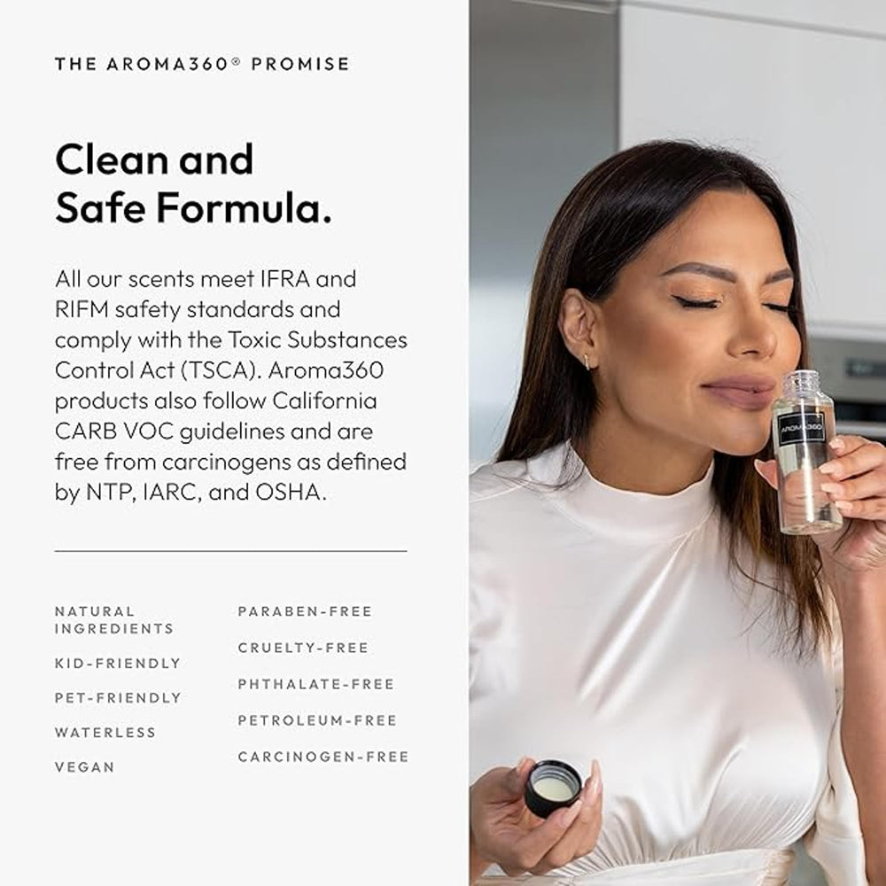 Aroma360 fragrance oil Patchouli scent adds depth to offices and lounges