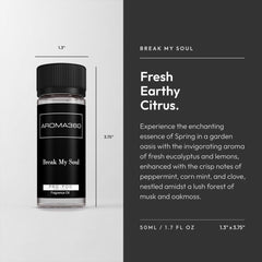 Aroma360 Pro Pod corn mint note for a revitalizing scent in any room.