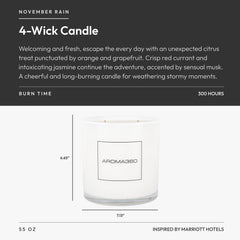 Aroma360 soy wax candle delivering a clean burn and long-lasting fragrance