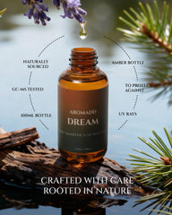 Aromadd Dream bedside-table setup with soft fragrance for relaxation.
