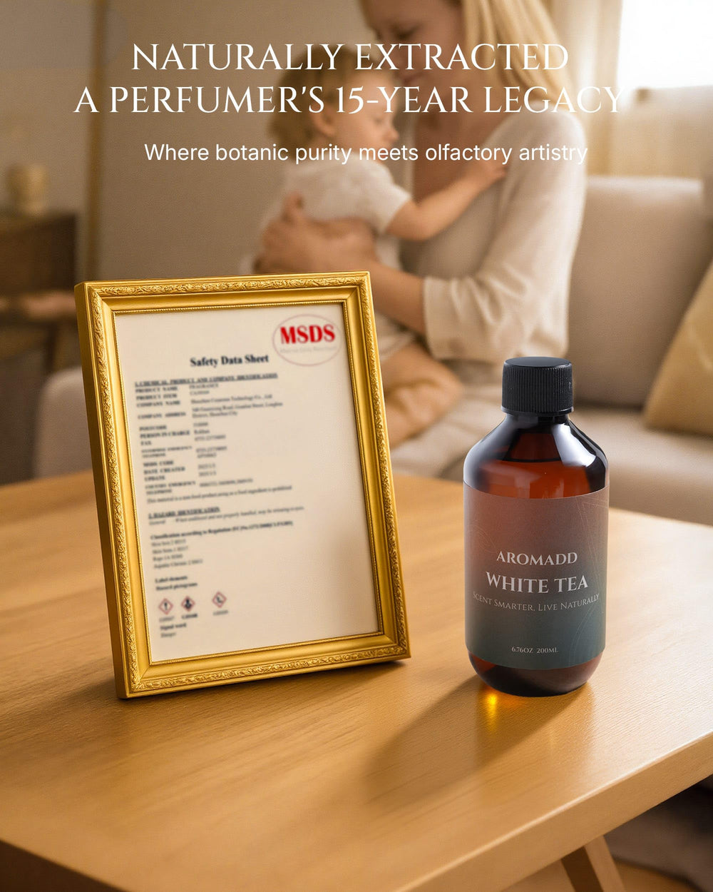 Aromadd White Tea Diffuser Oil mist release fills rooms with fresh character