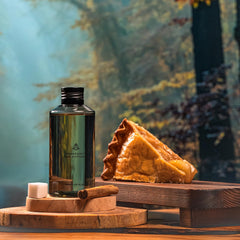 AROMAPLAN Apple Pie fragrance label highlights USA-made quality