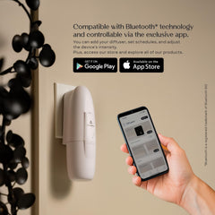 AROMAPLAN energy-efficient diffuser using minimal oil per hour
