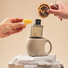 AROMAPLAN White Tea made-in-USA label emphasizes purity and domestic craftsmanship