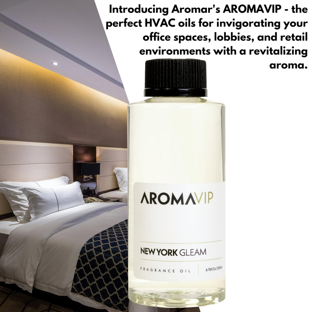 Aromar Made-in-USA diffuser oil shown for quality and reliability.