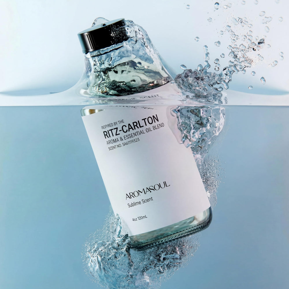 AROMASOUL hotel fragrance with violet and rose accents for elegance.
