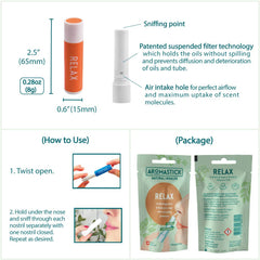 AromaStick patented structure highlights long-lasting freshness up to six months.