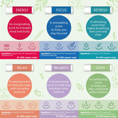 AromaStick portable aromatherapy stick demonstrates compact design for travel and quick relief.