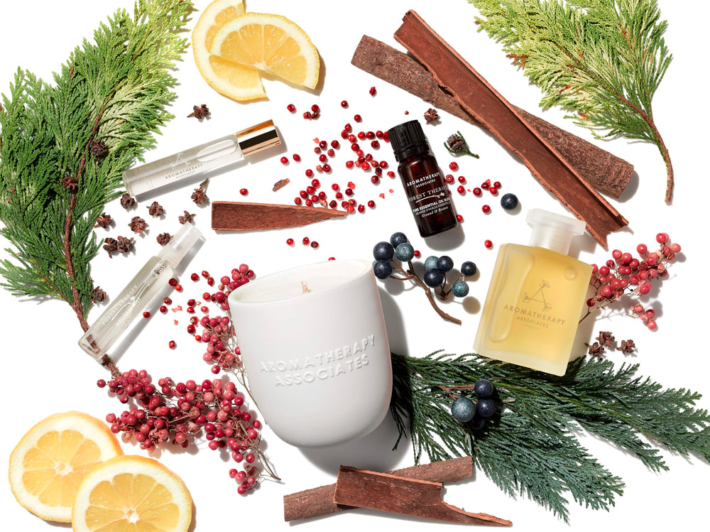 Aromatherapy Associates Forest Therapy cap-detail highlights precision packaging for easy use.