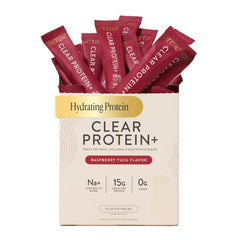 Arrae Clear Protein bottle pour demonstrates quick mix for a refreshing post-activity drink