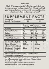 Arrae Tone Gummies pour into hand showing convenient serving during workouts