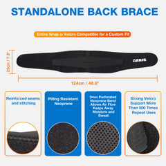 ARRIS double-pull straps provide secure compression.