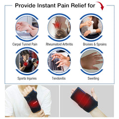 ARRIS wrist wrap demonstrating ergonomic design contouring to the hand for comfort