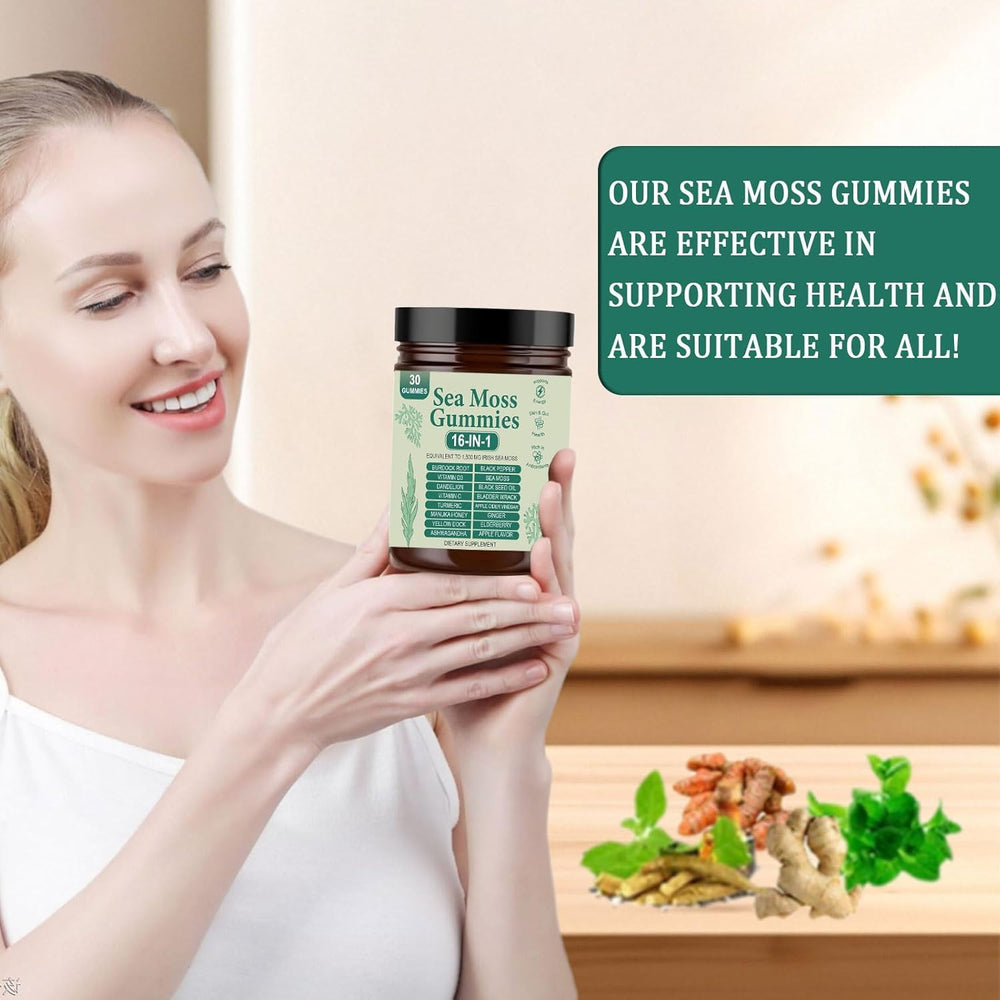 ARSYCHLL Sea Moss Gummies bottle — 30 chewy gummies for a month.