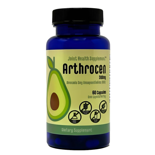 Arthrocen ASU bottle front view for daily joint support and mobility