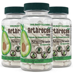 Arthrocen EVO ASU 300mg bottle for plant-based joint comfort on daily use