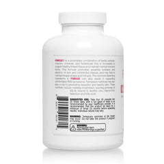 Close-up of ingredients label on Femesse bottle for transparent nutrition