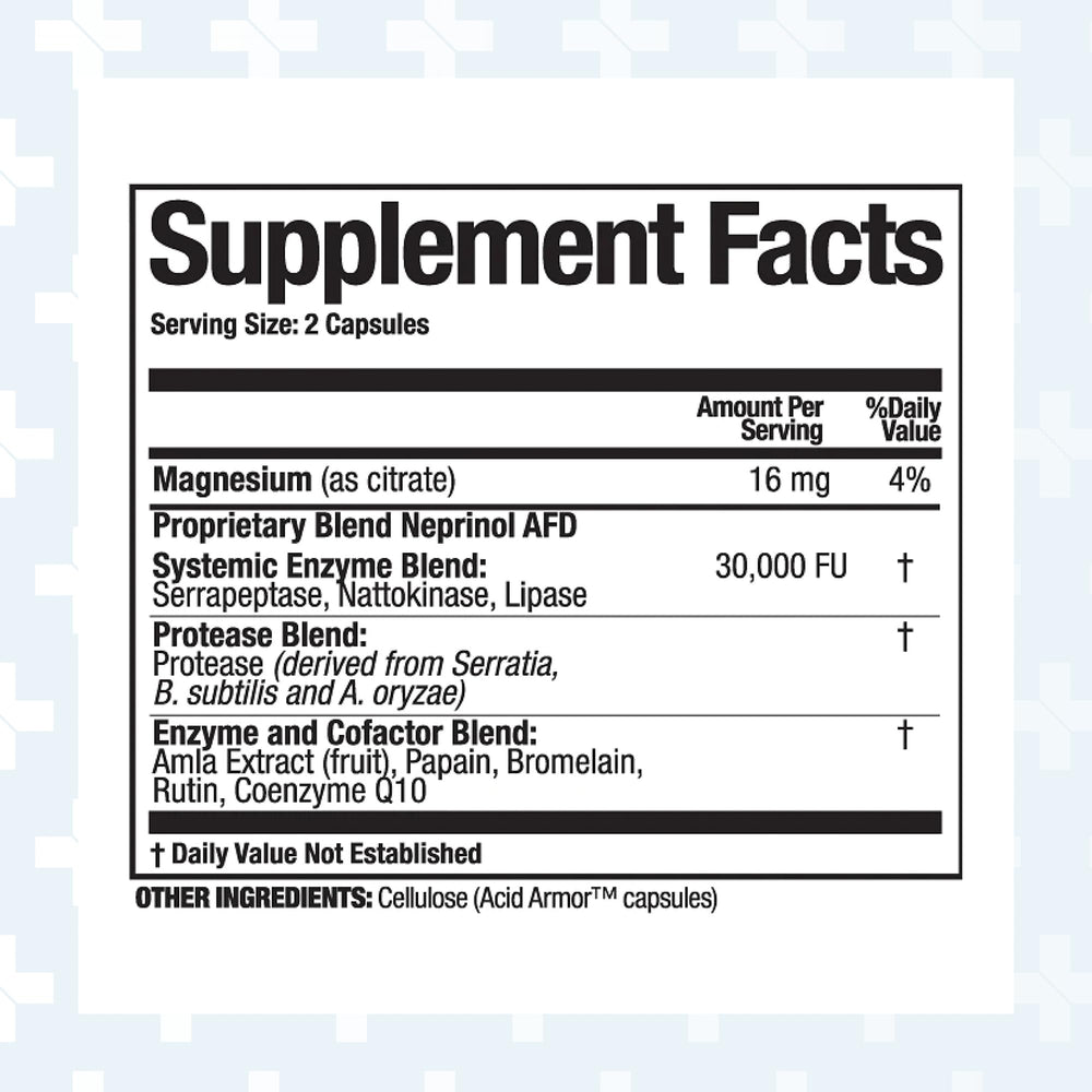 Arthur Andrew Medical Neprinol AFD bottle cap in focus for easy dosing.