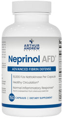 Arthur Andrew Medical Neprinol AFD bottle close-up for daily enzyme support.