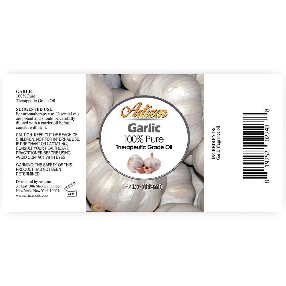 Artizen Garlic Essential Oil eyedropper for precise dispensing