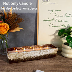 ARTKETTY recyclable candle jar can be repurposed as decor after use.
