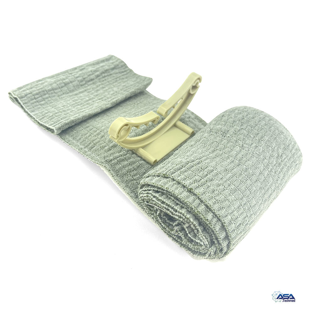 ASA TECHMED bandage usable on arms, legs, torso, and head for versatile treatment