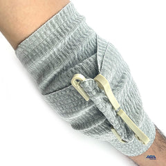 Pack of five sterile ASA TECHMED bandages for ready first aid.