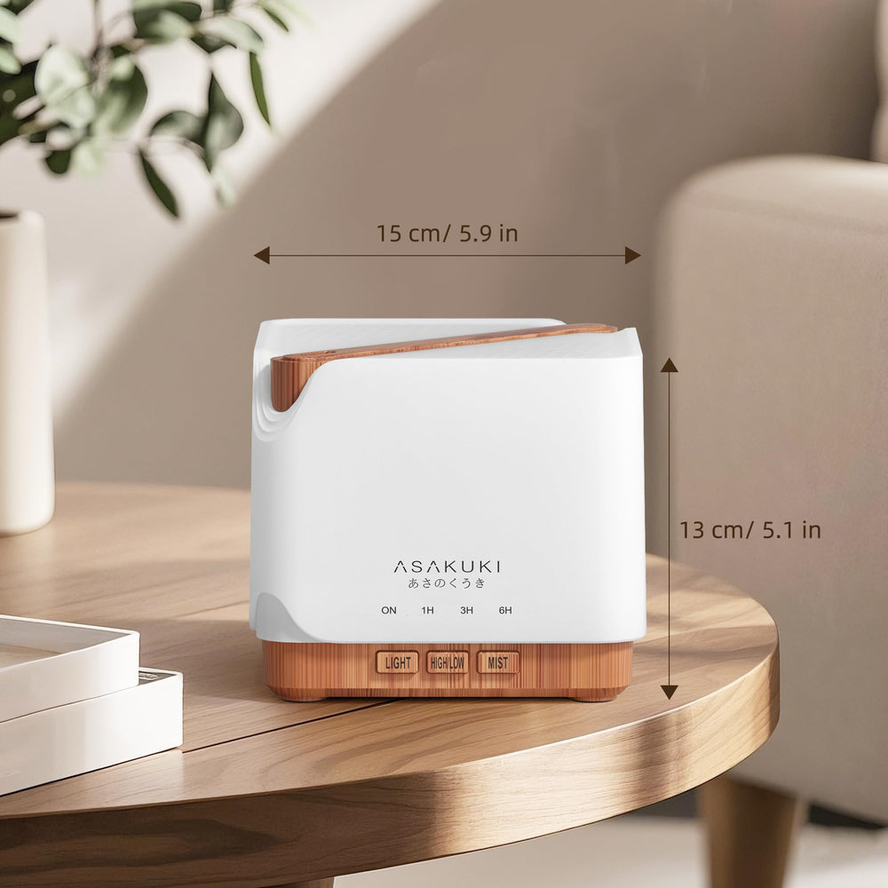 ASAKUKI 5-in-1 diffuser highlighting multifunctional design for home wellness
