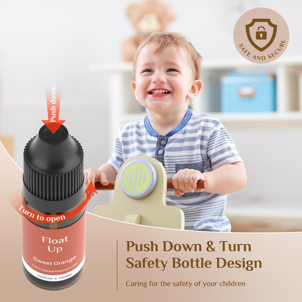 ASAKUKI diffuser lavender oil bottle for calming aromatherapy