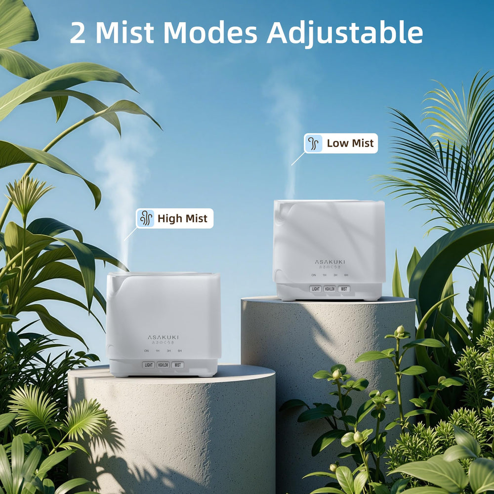 ASAKUKI compact white design fits any space.