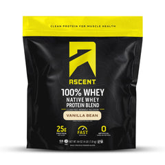 Ascent native whey bottle ready for post-workout shake