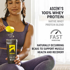 Military-exclusive packaging of Ascent mint chocolate chip whey.