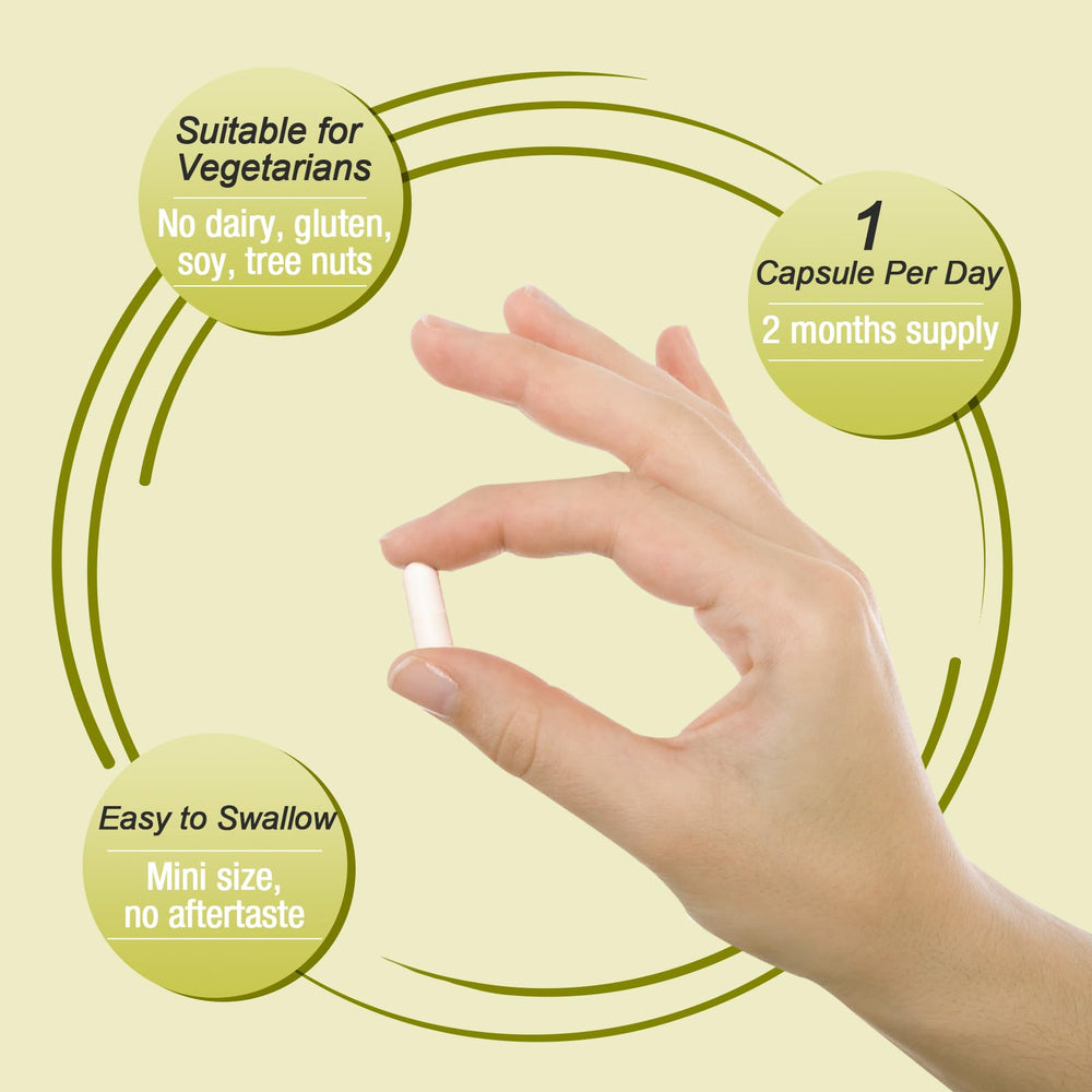 Ascuoli Probiotics label closeup with benefits and usage