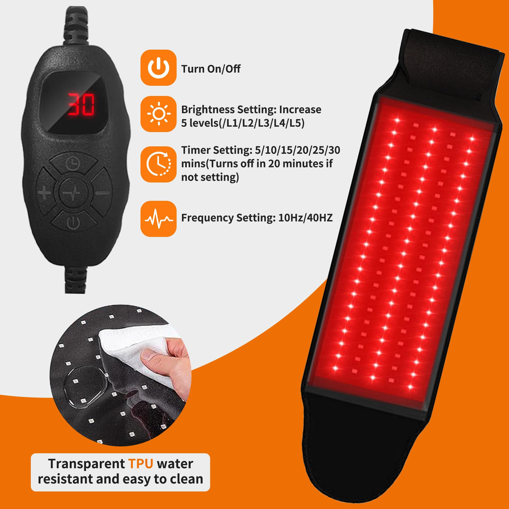 Asenei versatile wellness belt aiding pain relief and skin healing in pets.