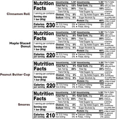 Asmas ONE Protein Bars flavor variety showcases dessert-inspired options