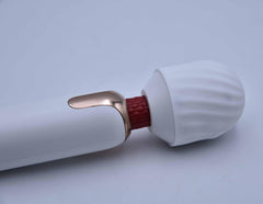 Asopal massager in use at home-office setup for targeted relaxation.