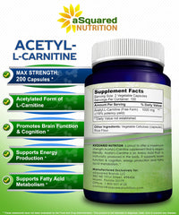 aSquared Nutrition Acetyl L-Carnitine capsule close-up shows smooth texture