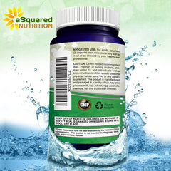 Third-party tested seal on Adrenal Support bottle for purity assurance.