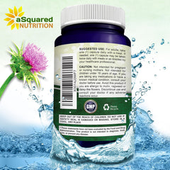 aSquared Nutrition Milk Thistle seed extract 4x strength visualization