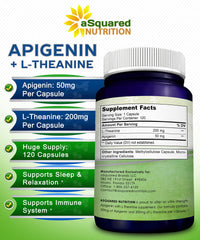 nighttime relaxation scene with aSquared Nutrition capsules