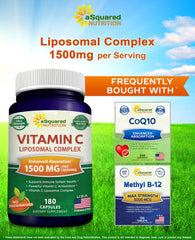 aSquared Nutrition vegan-friendly formula label for plant-based Vitamin C.