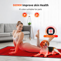Astarexin 850nm near-infrared light illustrates deeper penetration for comfort.