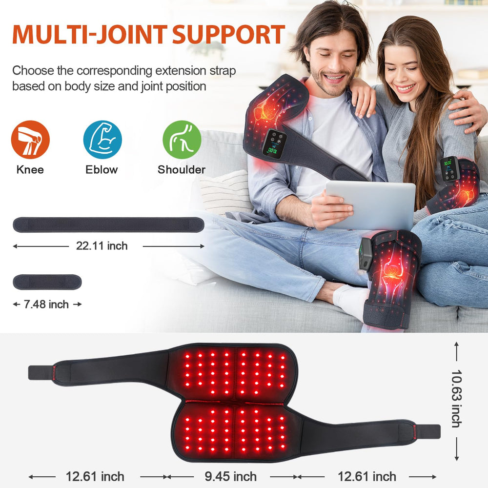 Astarexin knee wrap detachable controller for easy cordless operation