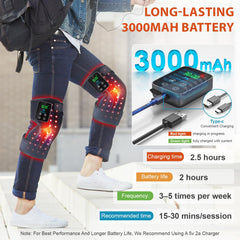 Astarexin knee wrap thermal fleece lining delivering comforting warmth during sessions