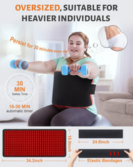 Astarexin red light therapy pad full body cover for easy use.